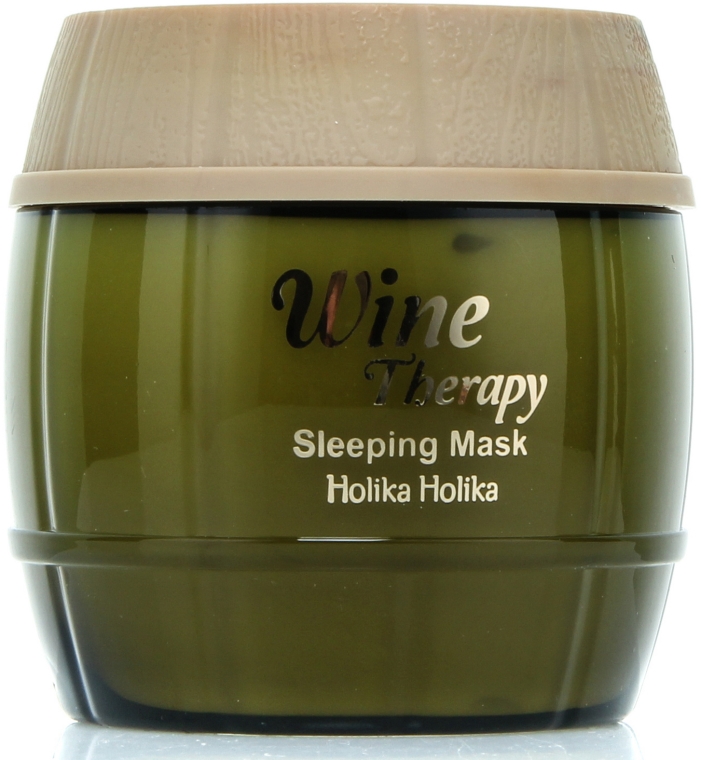 Rozjaśniająca maseczka do twarzy na noc Białe wino - Holika Holika Wine Therapy Sleeping Mask — Zdjęcie N2