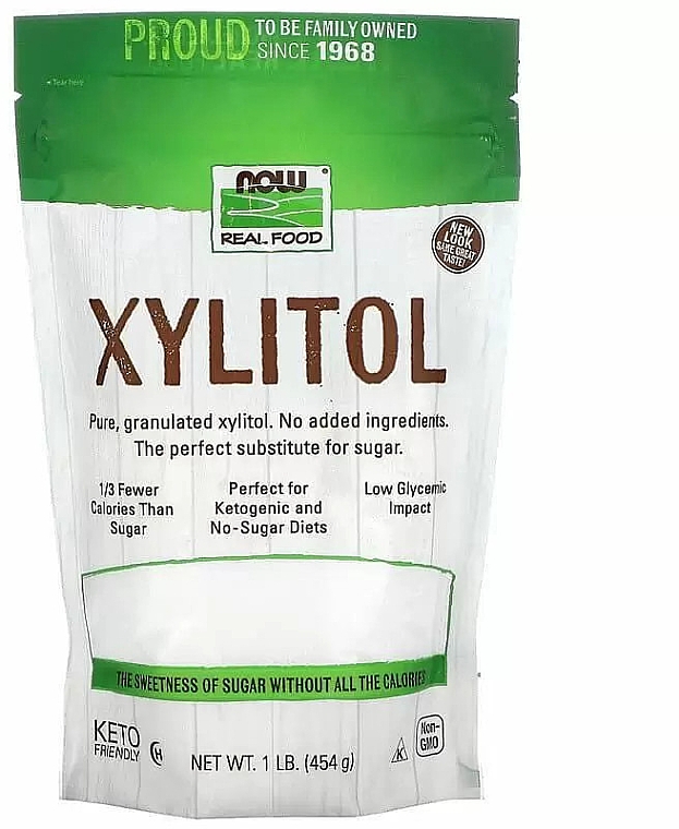 Ksylitol - Now Foods Real Food Xylitol — Zdjęcie N1