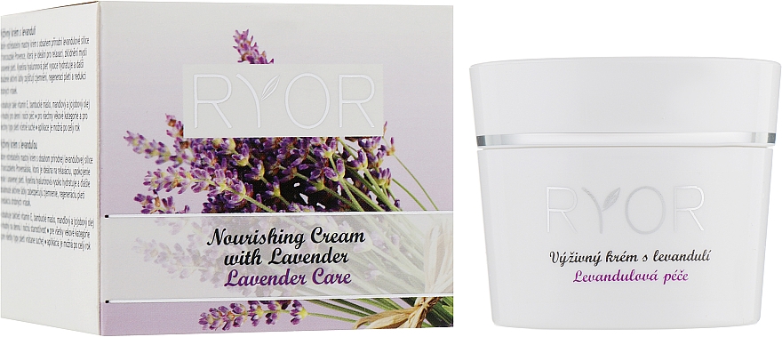 Odżywczy krem lawendowy do twarzy - Ryor Lavender Nourishing Face Cream  — Zdjęcie N2