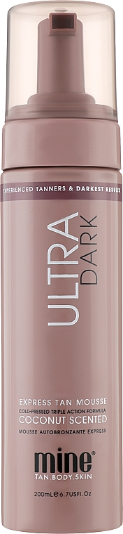 Pianka samoopalająca Ultraciemna brązowa opalenizna - MineTan Ultra Dark Self Tan Foam — Zdjęcie N1