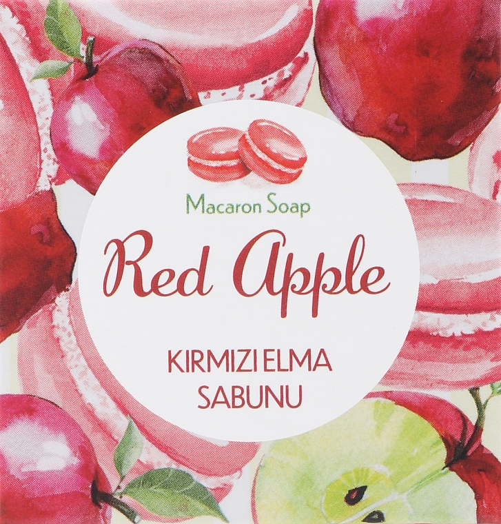 Mydło makaronikowe Czerwone jabłko - Thalia Red Apple Macaron Soap — Zdjęcie N1