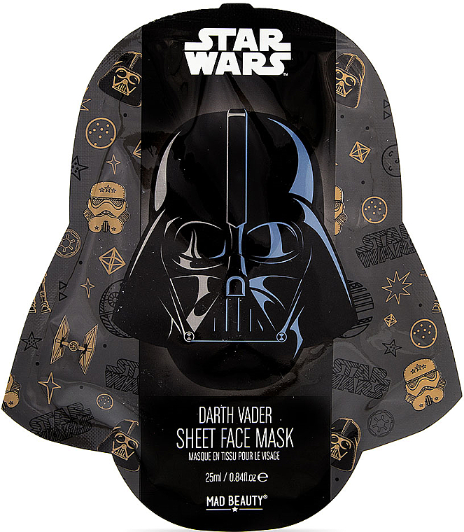 Nawilżająca maseczka do twarzy - Mad Beauty Darth Vader Face Mask — Zdjęcie N1
