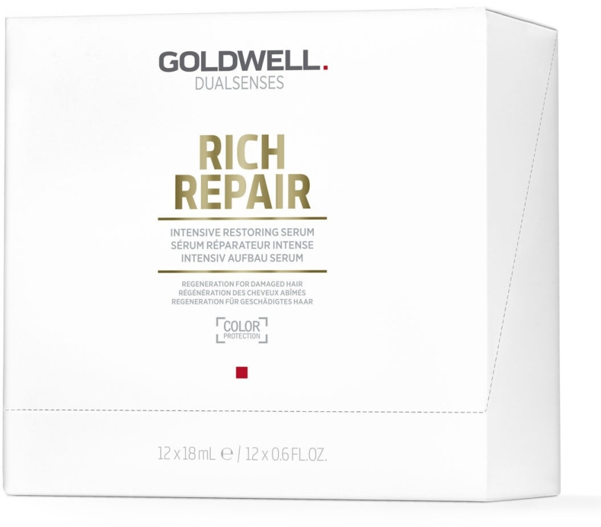 Intensywnie odbudowujące serum do włosów - Goldwell Dualsenses Rich Repair Intensive Restoring Serum — Zdjęcie N2