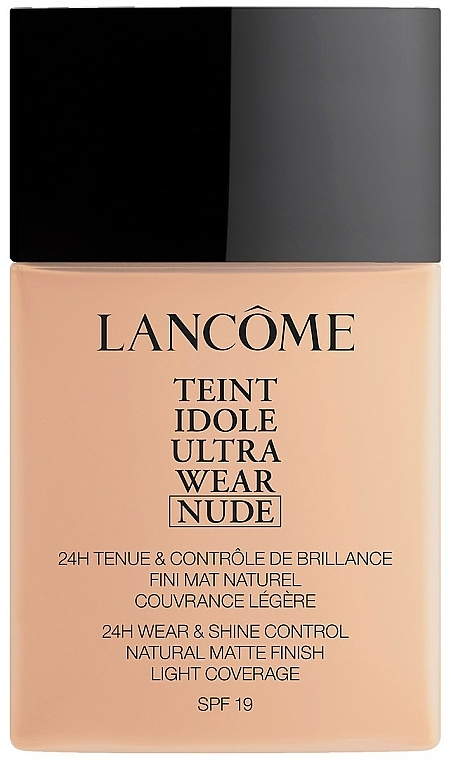 Długotrwały podkład do twarzy - Lancôme Teint Idole Ultra Wear Nude SPF 19 — фото N1