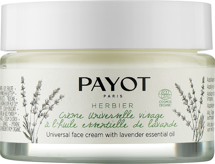 Krem do twarzy - Payot Herbier Universal Face Cream With Lavender Essential Oil