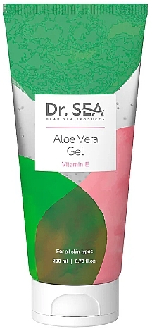 Aloesowy żel do twarzy i ciała z witaminą E - Dr.Sea Aloe Vera Gel With Vitamin E — Zdjęcie N1