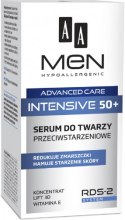 Kup PRZECENA! Przeciwstarzeniowe serum do twarzy dla mężczyzn 50+ - AA Men Advanced Care Intensive Face Serum Anti-Ageing *