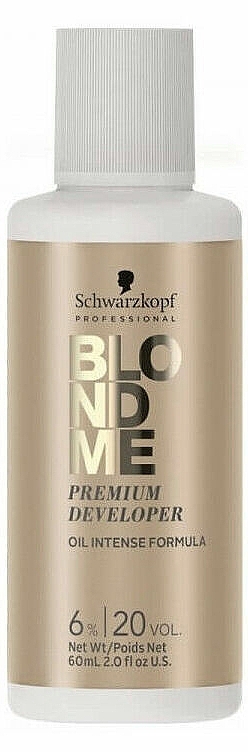 Kremowy utleniacz do włosów blond 6% - Schwarzkopf Professional Blondme Premium Developer 6%