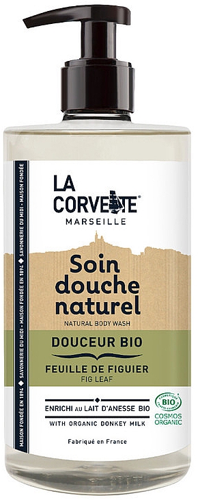 Organiczny żel pod prysznic Liść figowy - La Corvette Marseilles Fig Leaf Body Wash — Zdjęcie N1