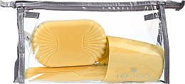 Kup Zestaw toaletowy 41372, żółty, szara kosmetyczka - Top Choice Set (accessory/4pcs)