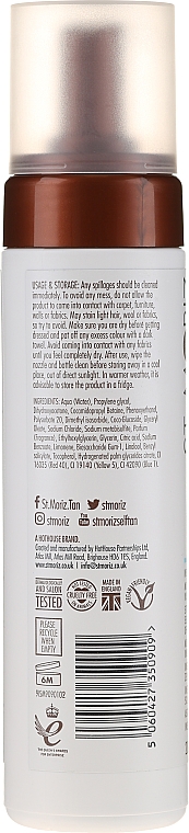 Pianka brązująca do ciała - St.Moriz Advanced Pro Insta-Grad Tanning Mousse — Zdjęcie N2