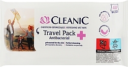 Kup Chusteczki odświeżające z płynem antybakteryjnym - Cleanic Antibacterial Travel Pack Refreshing Wet Wipes