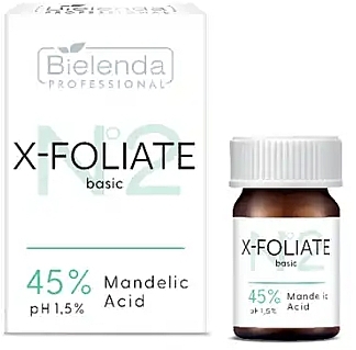 Kwas migdałowy 45% - Bielenda Professional X-Foliate Basic Mandelic Acid 45% — Zdjęcie N1