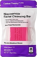 Oczyszczające mydło do twarzy z niacynamidem - Carbon Theory Niacinamide Facial Cleansing Bar — Zdjęcie N1