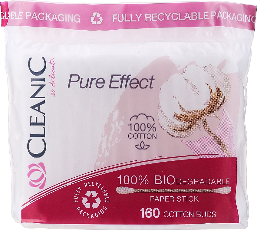 Patyczki kosmetyczne - Cleanic Pure Effect — Zdjęcie N1