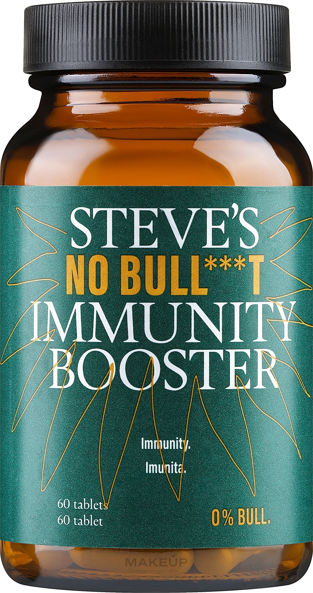 Suplement diety wspomagający odporność - Steve´s No Bull***t Immunity Booster — Zdjęcie 60 szt.