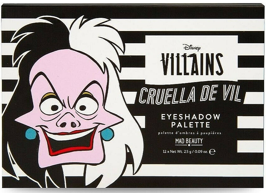 Paleta cieni do powiek - Mad Beauty Disney Cruella Eye Shadow Palette