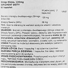 Ginkgo biloba, 120 mg - Natrol Ginkgo Biloba — Zdjęcie N2