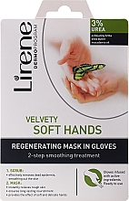 Kup Rękawiczki regenerujące Dwustopniowy zabieg wygładzający - Lirene Aksamitne dłonie