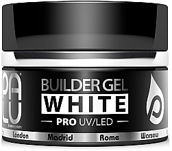 Żel budujący do paznokci, biały - Palu Builder Gel White — Zdjęcie N1