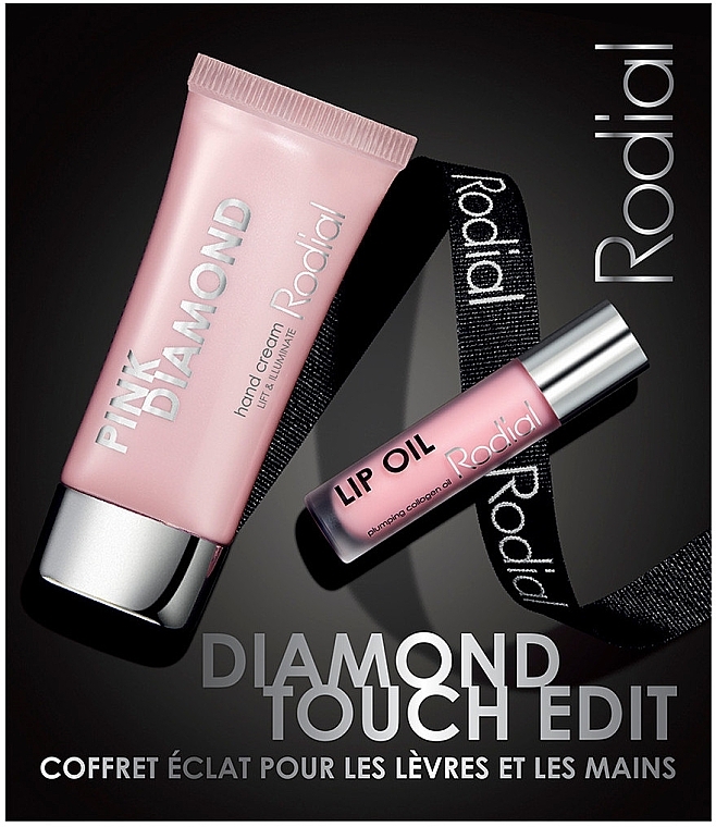 Zestaw - Rodial Pink Diamond Touch Edit (h/cr/50ml + lip/oil/4ml) — Zdjęcie N1