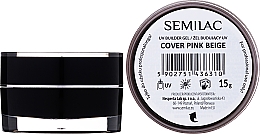 Kup Żel budujący do przedłużania paznokci - Semilac UV Builder Gel Cover
