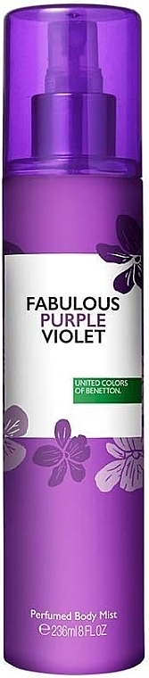 Benetton Fabulous Purple Violet - Spray do ciała — Zdjęcie N1