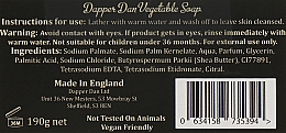 Naturalne mydło dla mężczyzn - Dapper Dan Vegetable Soap Lemongrass And Limes — Zdjęcie N2