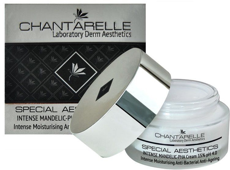 Intensywnie nawilżający krem przeciwzmarszczkowy - Chantarelle Special Aesthetics Intense Mandelic-PHA Cream 15 % — Zdjęcie N1