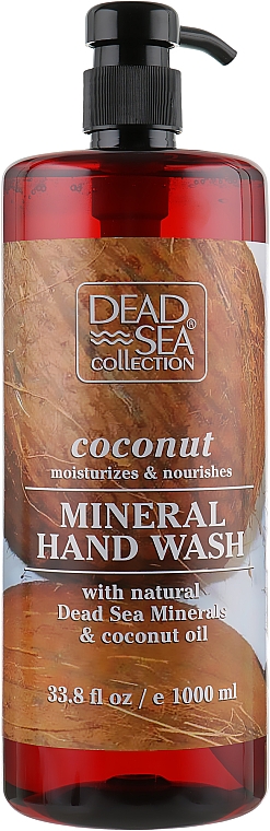 Mydło w płynie z minerałami z Morza Martwego i olejem kokosowym - Dead Sea Collection Coconut Hand Wash with Natural Dead Sea Minerals