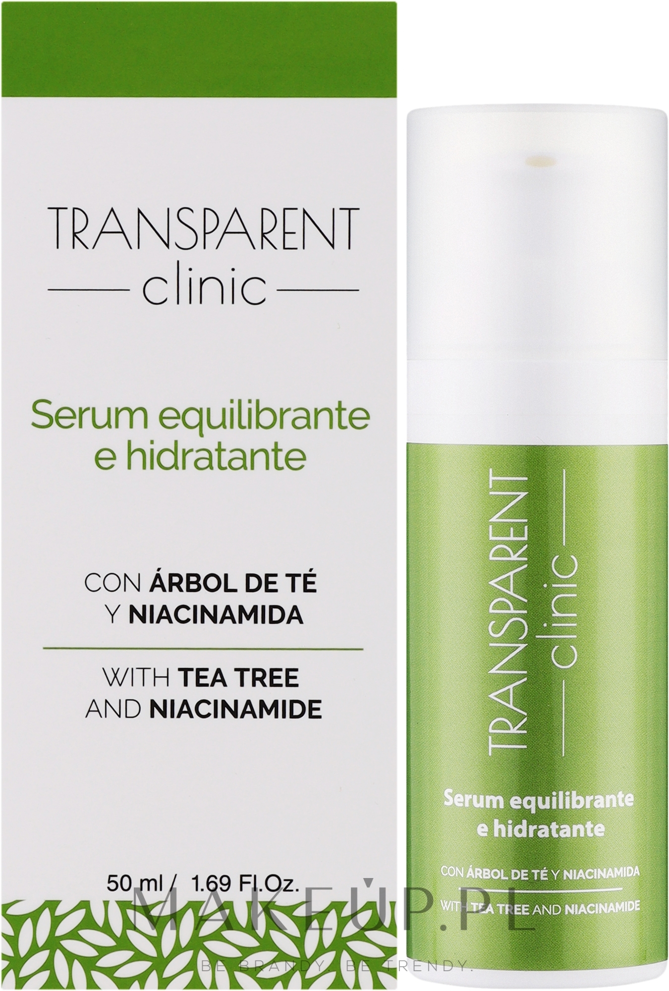 Nawilżające serum do twarzy - Transparent Clinic Serum — Zdjęcie 50 ml