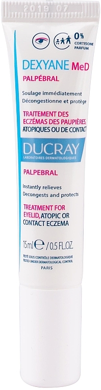 Krem pod oczy - Ducray Dexyane MeD Palpebral Cream — Zdjęcie N1