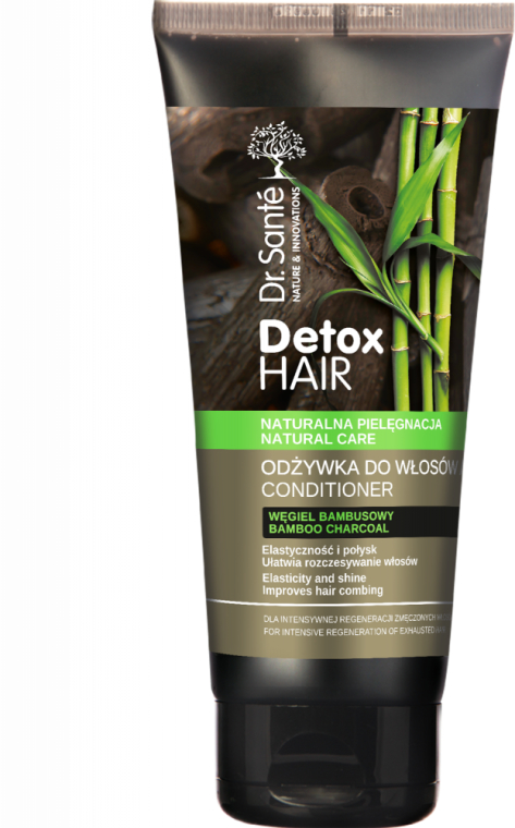 Odżywka do włosów Węgiel bambusowy - Dr Sante Detox Hair