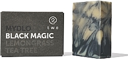 Mydło w kostce o zapachu trawy cytrynowej i drzewa herbacianego - Two Cosmetics Black Magic Solid Soap — Zdjęcie N1