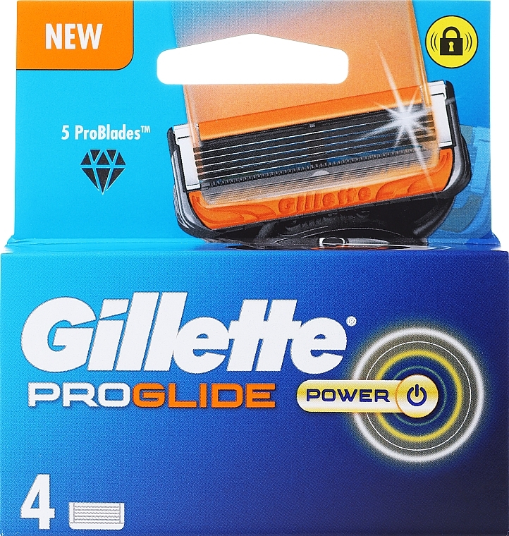 Wymienne wkłady do golenia, 4 szt. - Gillette Fusion 5 Proglide Cartridges — Zdjęcie N1