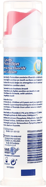 Pasta do zębów z dozownikiem - Colgate Cavity Protection — Zdjęcie N3