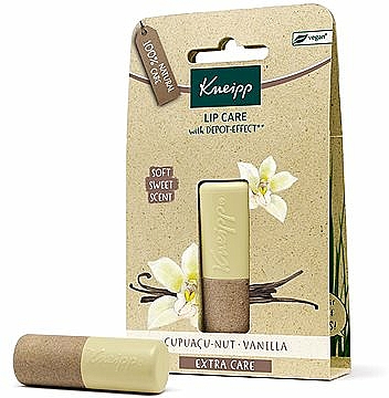 Balsam do ust Wanilia - Kneipp Cupuacu Nut & Vanilla Extra Lip Care — Zdjęcie N1