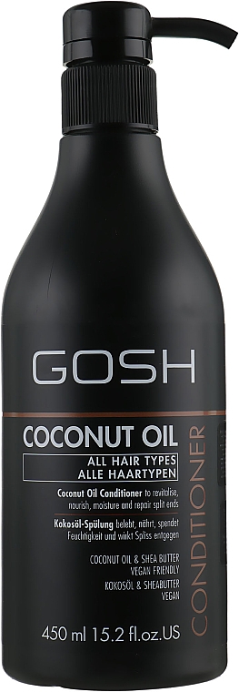 Odżywka do włosów z olejem kokosowym - Gosh Copenhagen Coconut Oil Conditioner — Zdjęcie N3