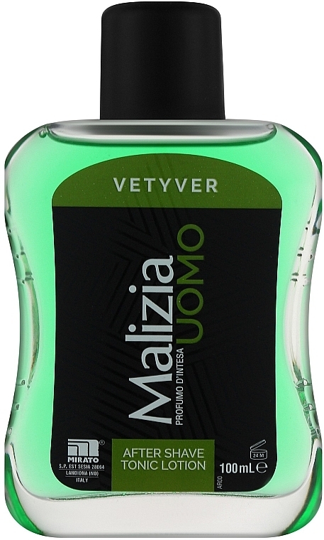 Mirato Malizia Uomo Vetiver - Perfumowana woda po goleniu — Zdjęcie N1