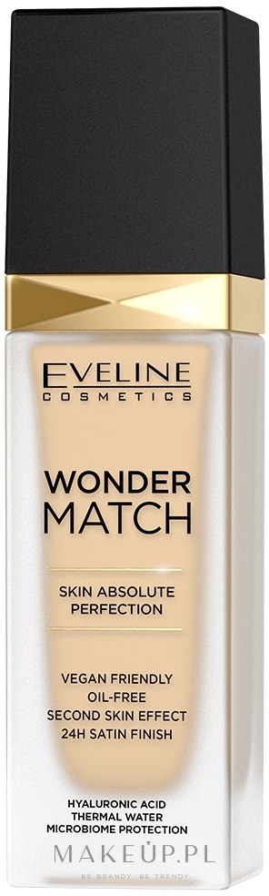Luksusowy podkład do twarzy - Eveline Cosmetics Wonder Match — Zdjęcie 05 - Light Porcelain