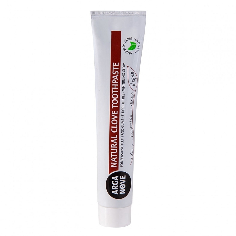 Naturalna ziołowa pasta do zębów dla wrażliwych dziąseł i zębów - Arganove Natural Clove Toothpaste — Zdjęcie N1