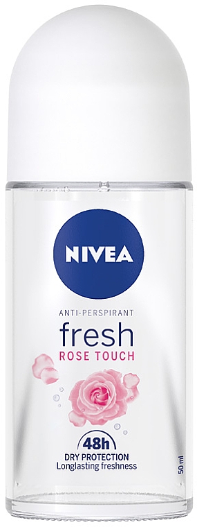 Antyperspirant w kulce - NIVEA Fresh Rose Touch Anti-Perspirant Roll-On — Zdjęcie N1