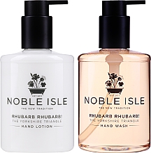 Noble Isle Rhubarb Rhubarb - Zestaw (h/wash 250 ml + h/lot 250 ml) — Zdjęcie N2