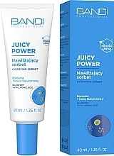 Nawilżający sorbet do twarzy - Bandi Professional Juicy Power Hydrating Sorbet Blueberry + Hyaluronic Acid — Zdjęcie N1