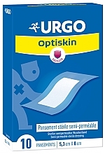 Sterylny wodoodporny plaster medyczny, 5,3 x 8 cm - Urgo Optiskin — Zdjęcie N1