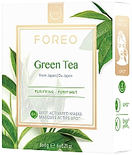 Oczyszczająca maseczka do twarzy Zielona herbata - Foreo UFO Activated Mask Purifying Green Tea — Zdjęcie N1