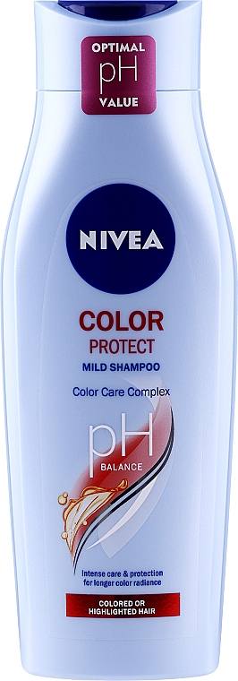 Szampon chroniący kolor do włosów farbowanych - NIVEA Color Protect pH Balace Mild Shampoo — Zdjęcie N10