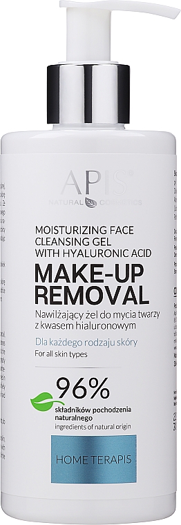 Nawilżający żel do mycia twarzy z kwasem hialuronowym - APIS Professional Moisturising Face Cleansing Gel — Zdjęcie N3