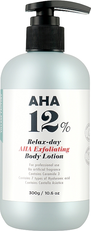 Balsam do ciała - Village 11 Factory AHA Relax-day Exfoliating Body Lotion — Zdjęcie N1