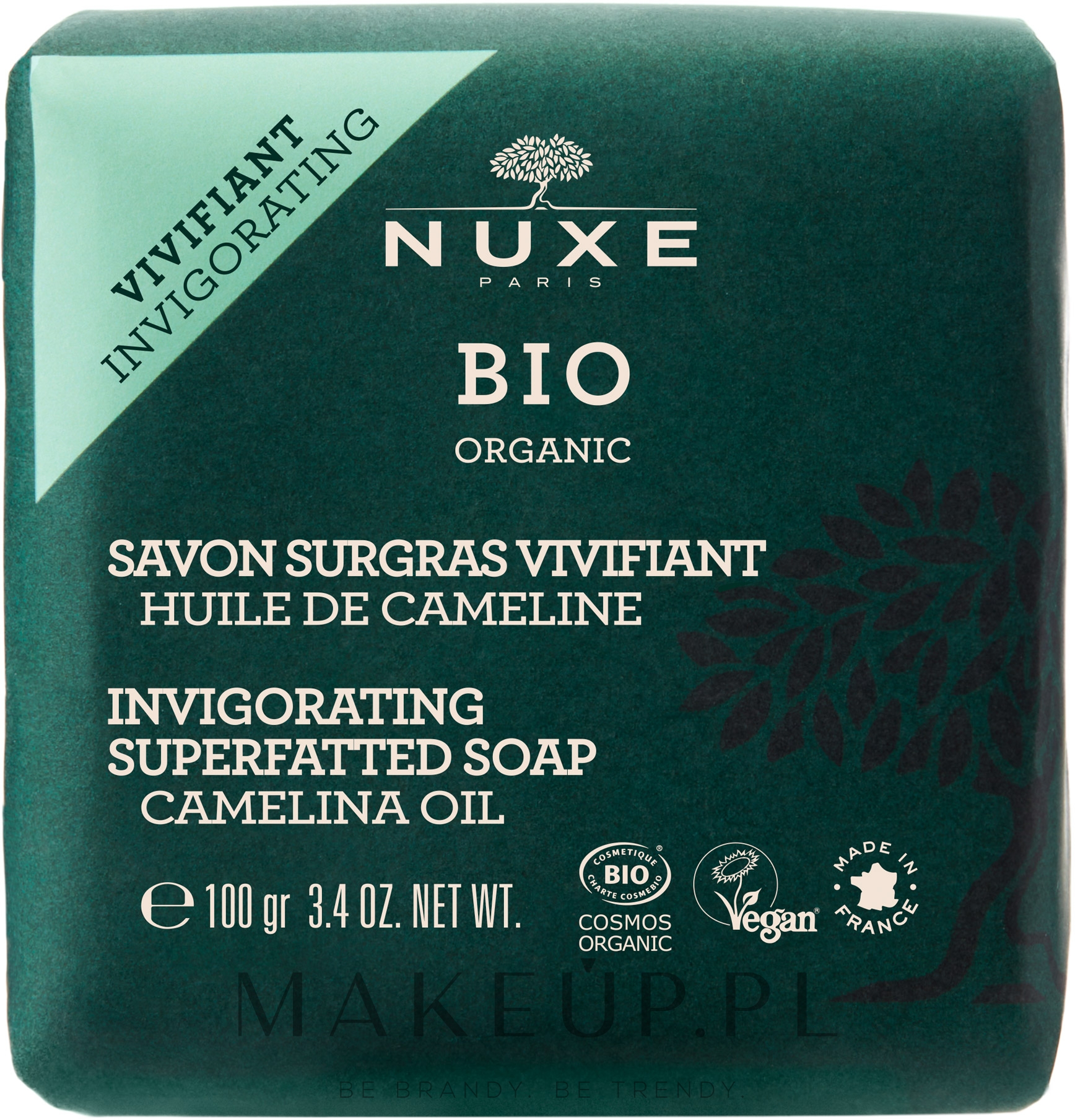 Mydło do twarzy i ciała - Nuxe Bio Organic Vivifying Surgras Soap — Zdjęcie 100 g